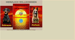 Desktop Screenshot of dobermannzucht.com